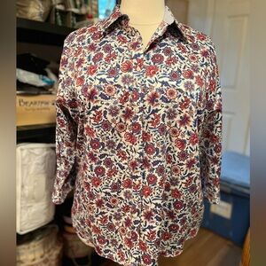 Floral Patterned Women’s Shirt by CHAPS